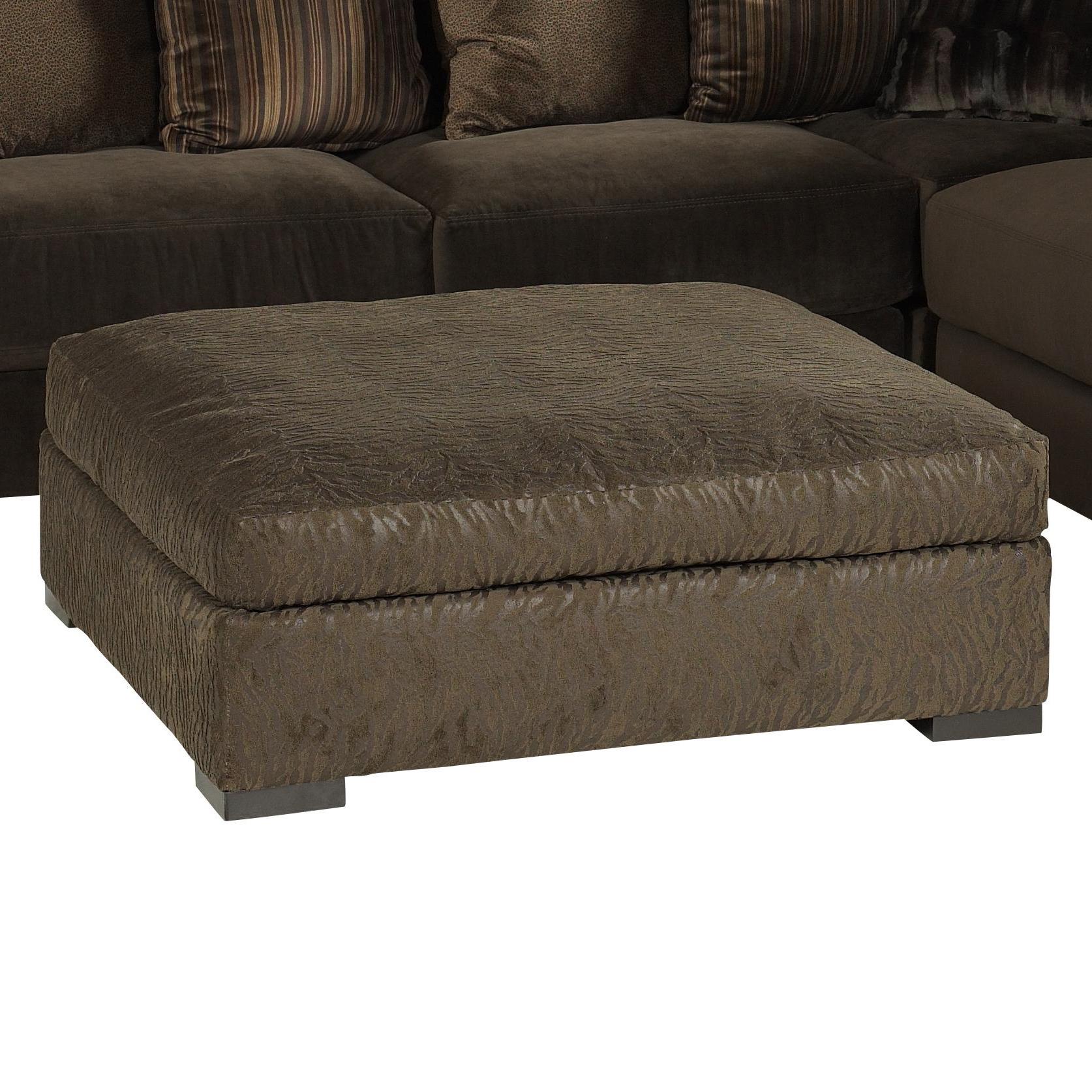 Jonathan Louis Carlin Rectangular Upholstered Ottoman Rooms and Rest